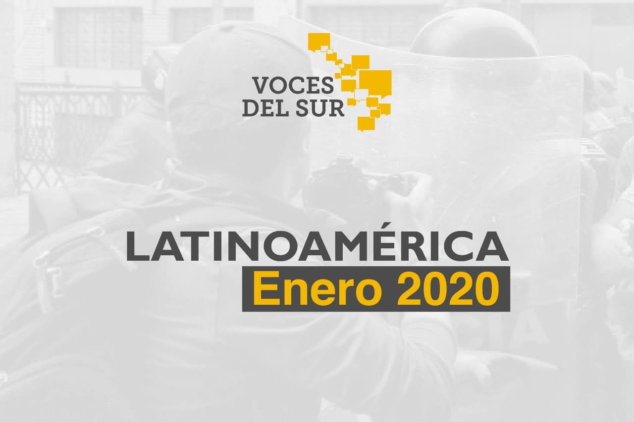 En enero de 2020 hubo 38 agresiones a periodistas en Latinoamérica
