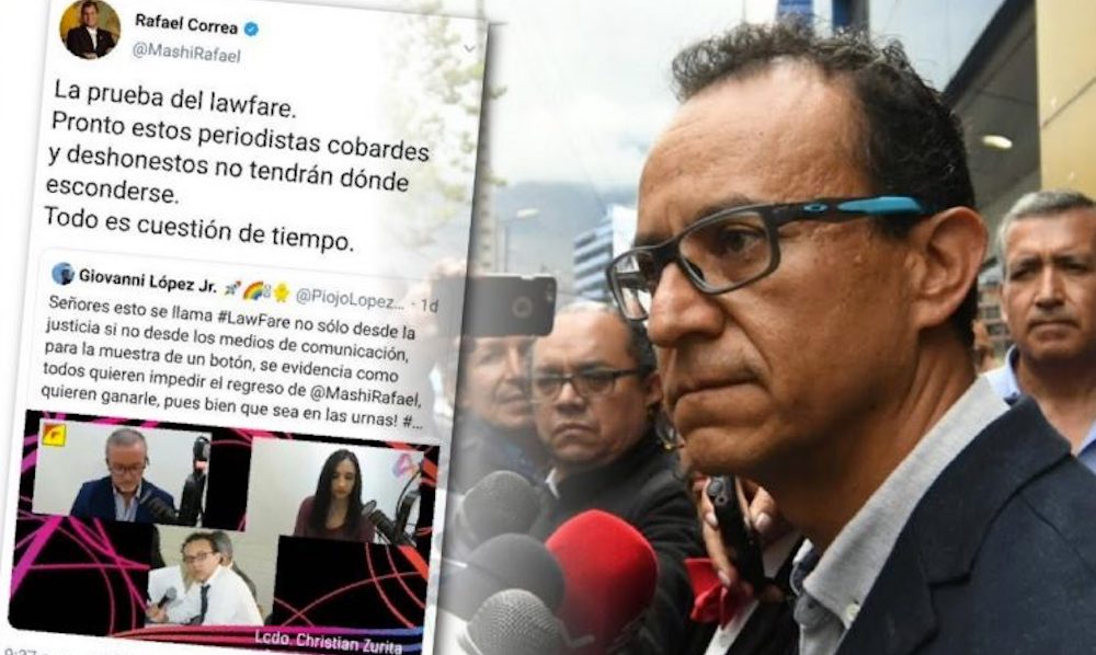 Expresidente amenaza a periodistas a través de Twitter