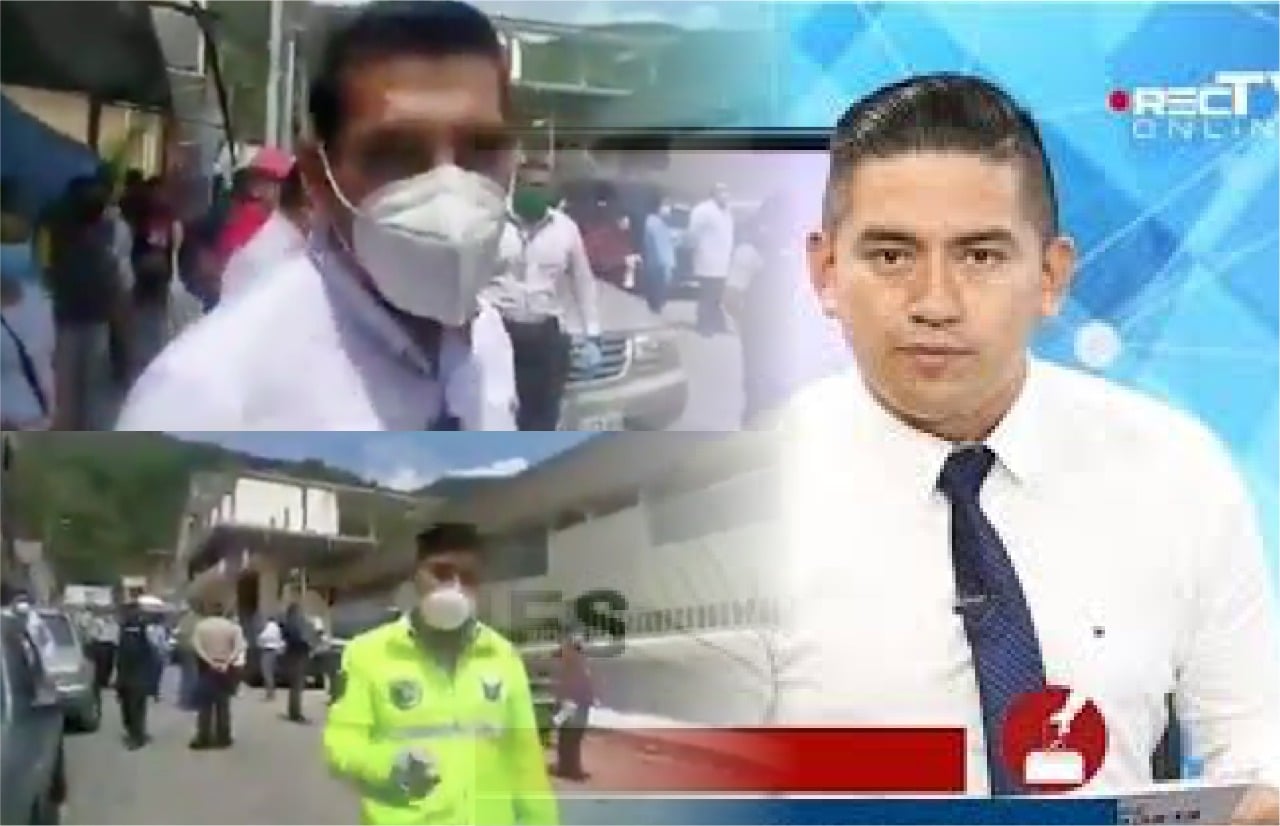 Periodista es increpado mientras grababa un recorrido en que participaban altos funcionarios