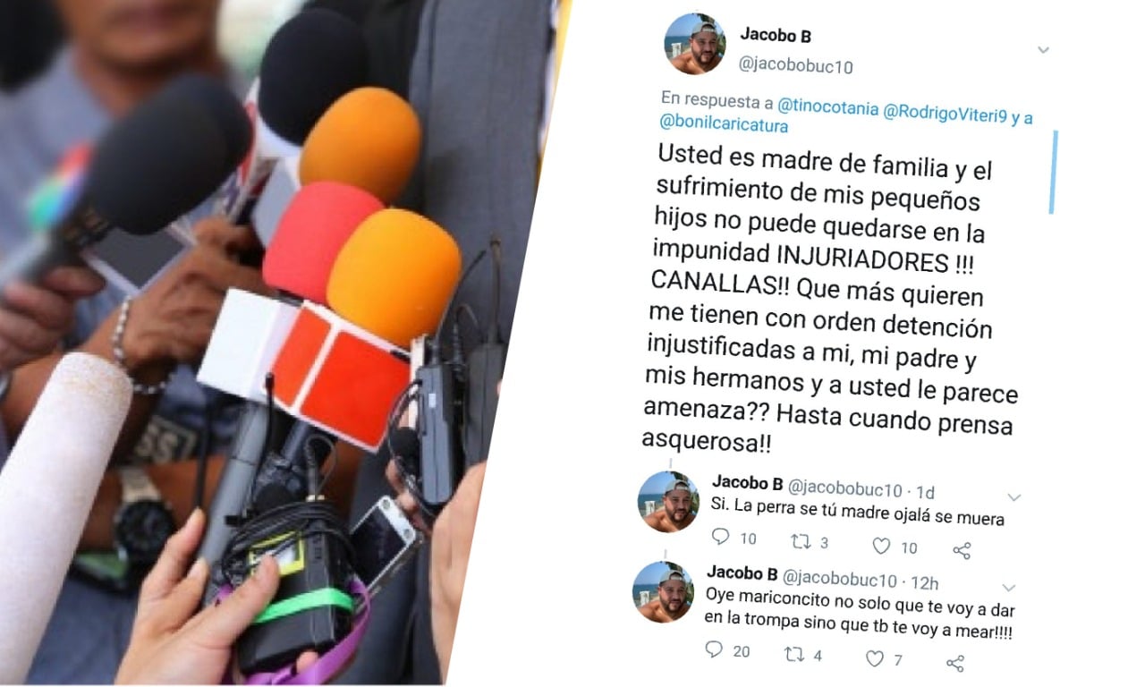 Prófugo de la justicia ecuatoriana arremete contra periodistas en Twitter