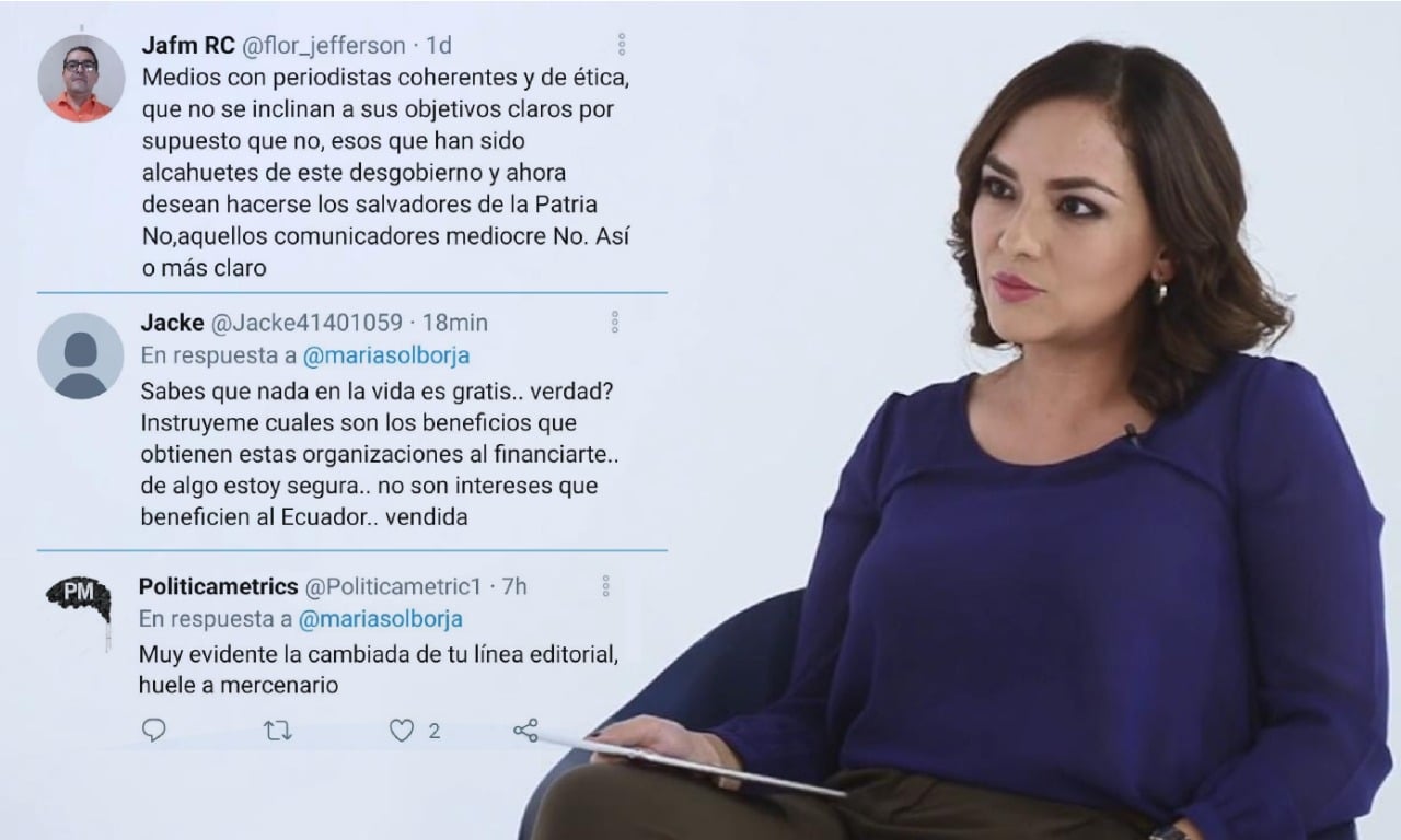 Periodista y medio digital en Ecuador enfrentan graves agresiones verbales en redes sociales