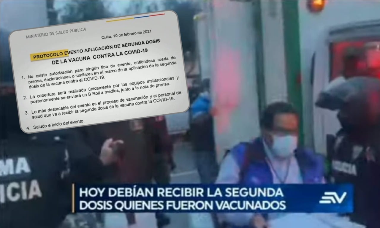 Ministerio de Salud en Ecuador impide ingreso de prensa a coberturas de vacuna