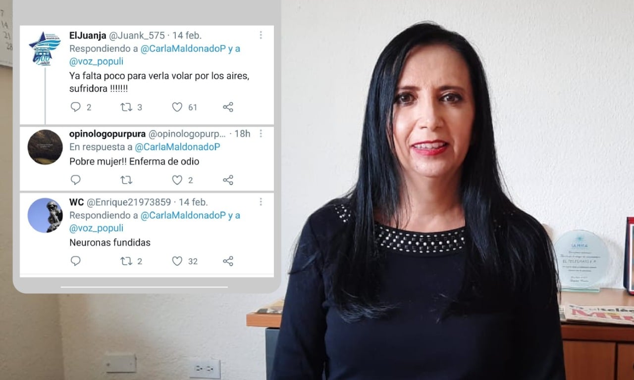 Una periodista recibe insultos sexistas en Twitter luego de un mensaje del ex presidente Rafael Correa