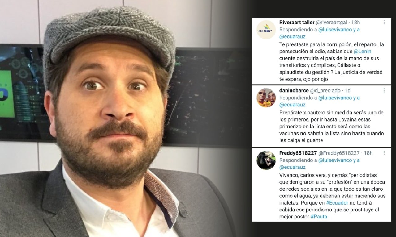 Periodista es amenazado con una persecución si gana el candidato del correísmo
