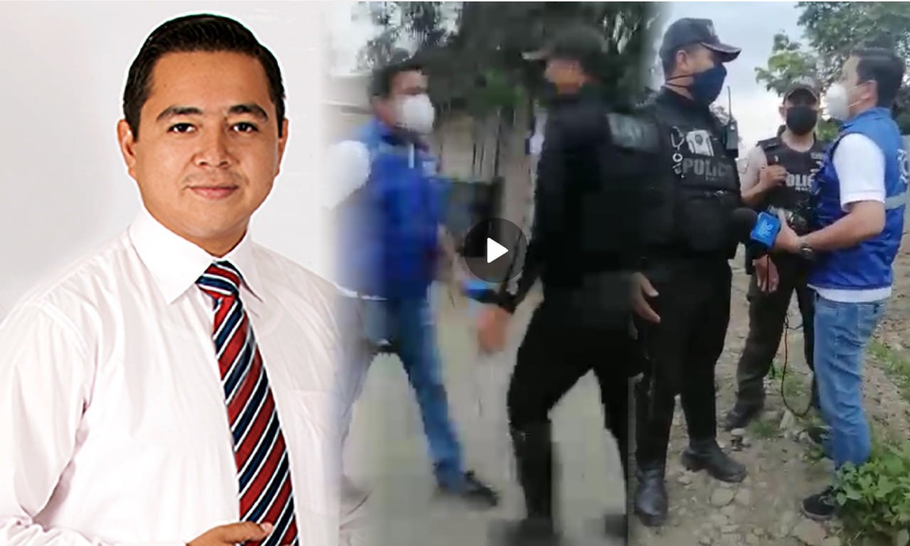 Miembros de la Policía agreden a periodistas en Milagro
