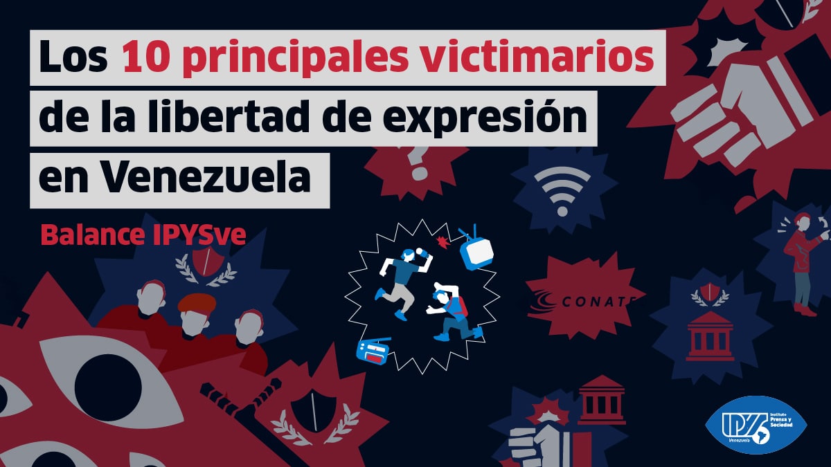 Balance IPYSve | Los 10 principales victimarios de la libertad de expresión en Venezuela