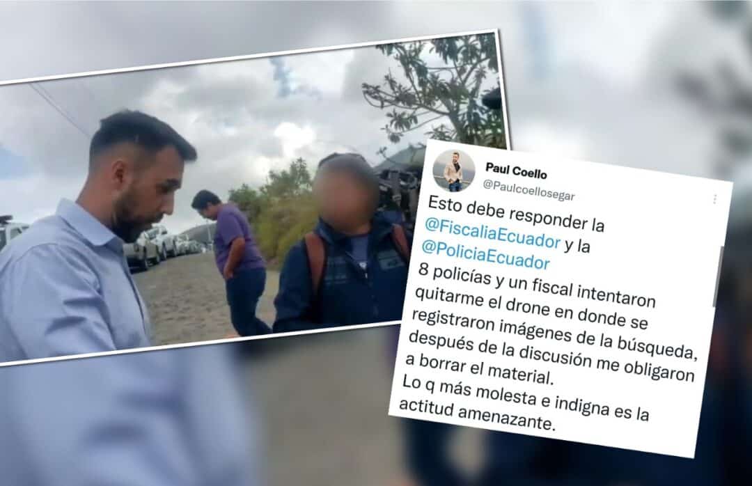Periodista ecuatoriano fue intimidado por agentes de la Policía