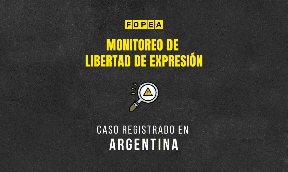 Argentina: rechazo a las acusaciones del diputado Rodolfo Tailhade en contra de un grupo de periodistas