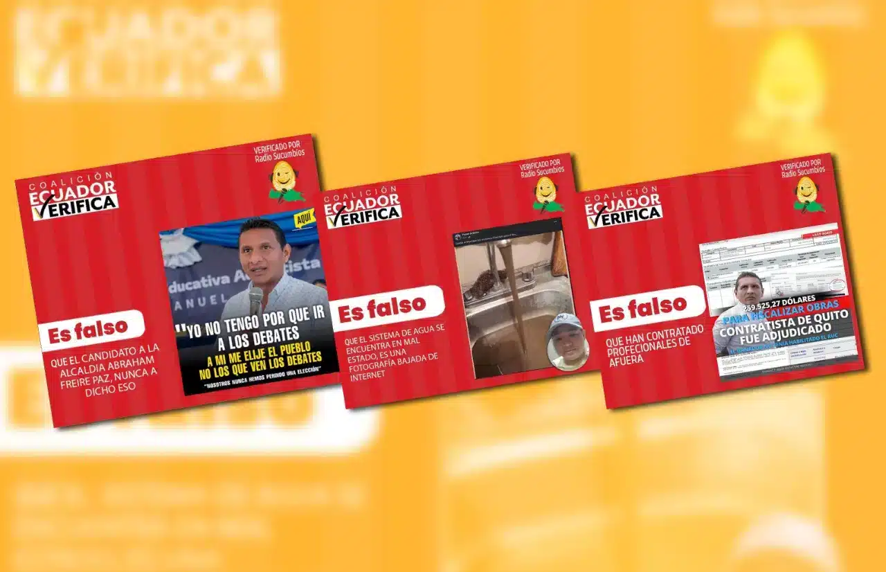 Página de Facebook simula ser de radio ecuatoriana para publicar falsas verificaciones y desacreditar periodistas