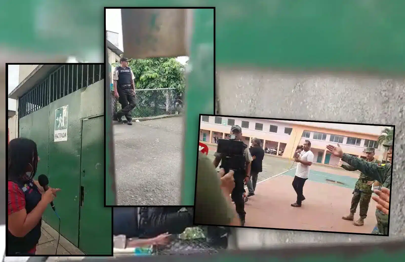 Equipos periodísticos son desalojados de los recintos electorales tras cierre de votaciones