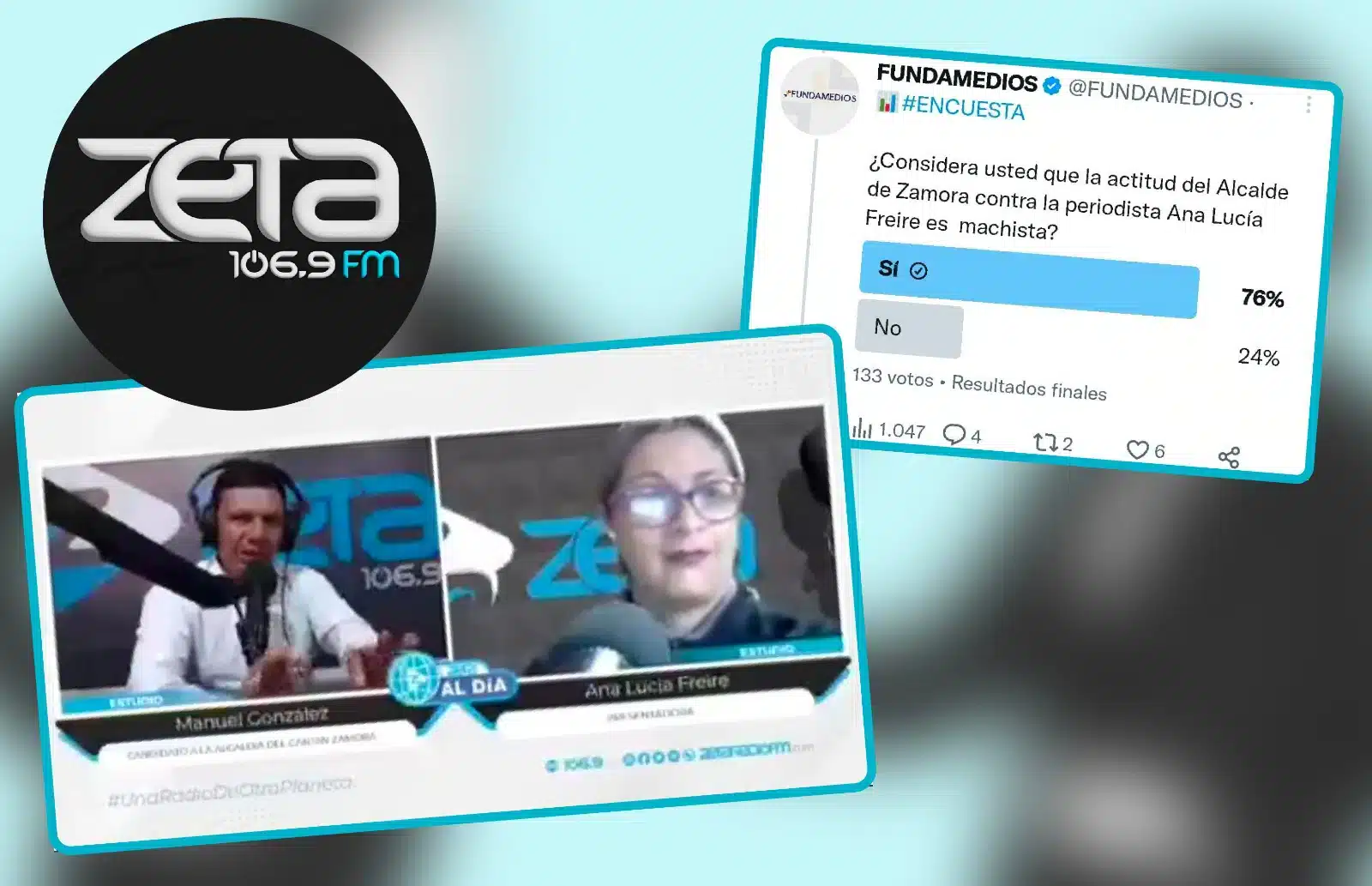 Político mantiene conducta machista contra una periodista ecuatoriana en una entrevista