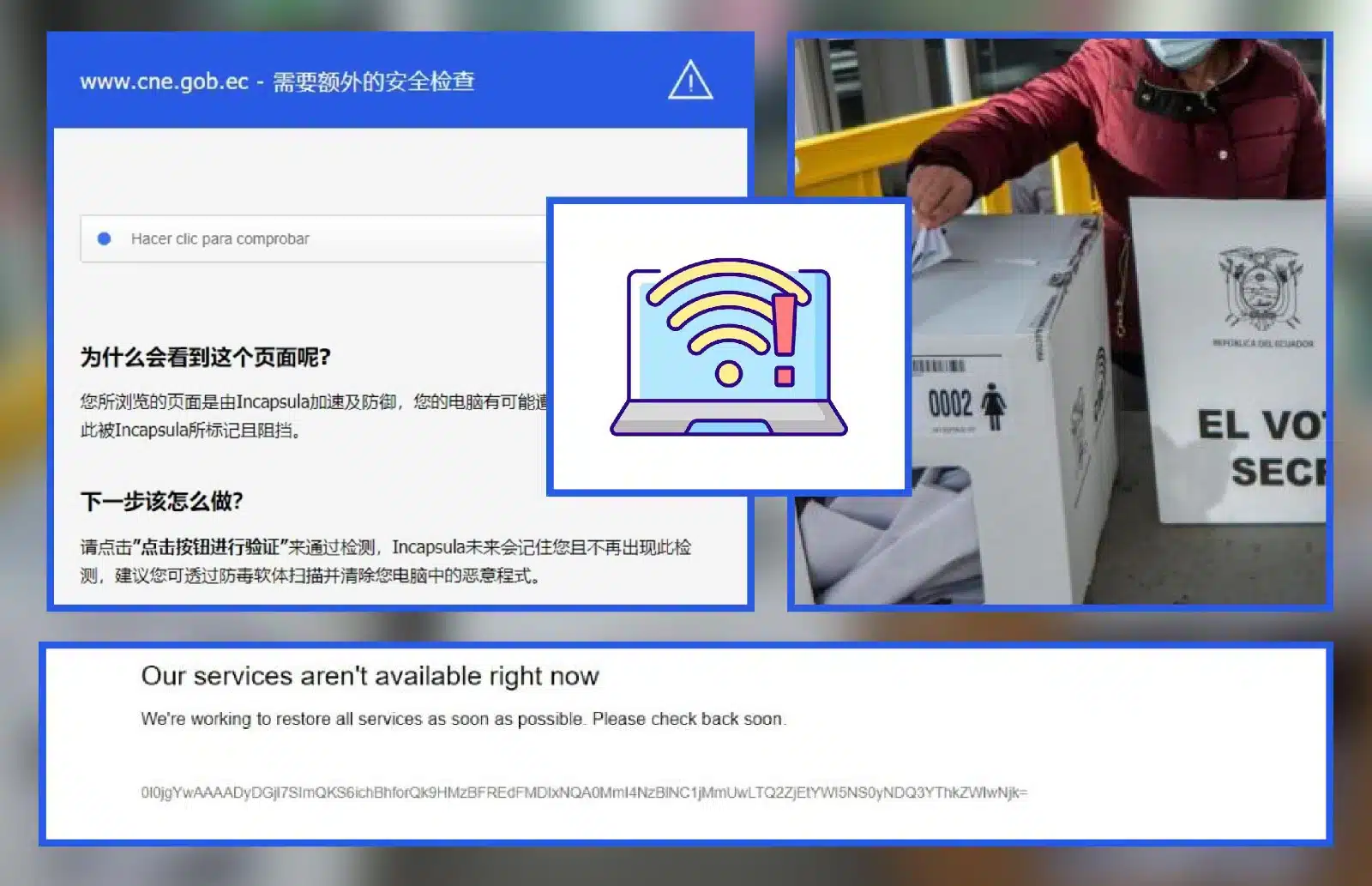 Periodistas reportan lentitud en la descarga y problemas de acceso a resultados electorales