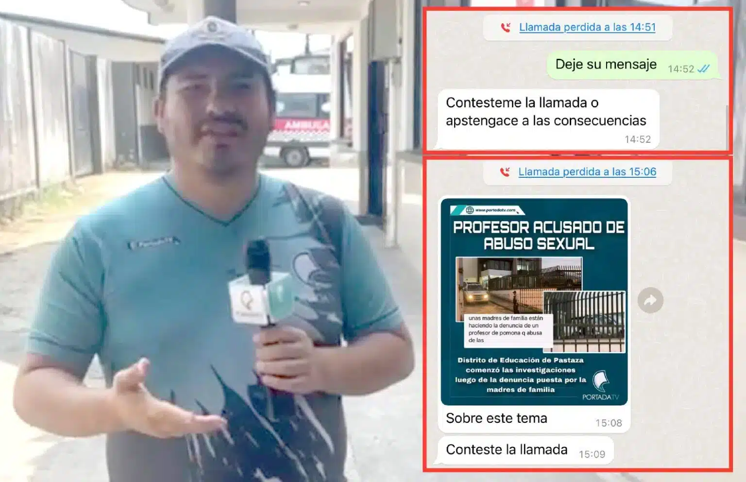 Equipo periodístico en Ecuador recibe amenazas tras investigación de acoso sexual en una escuela