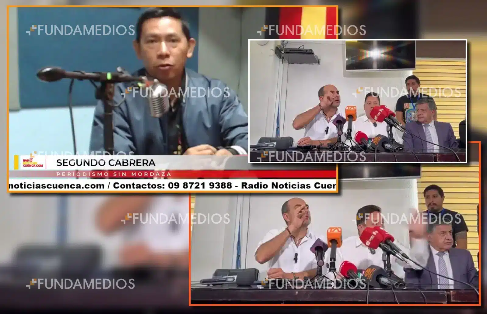 Autoridades de la provincia de Azuay, en Ecuador, insultan a periodista en plena rueda de prensa