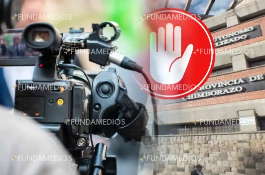 Coordinadora de Comunicación de la Prefectura de Chimborazo intentó impedir que periodista realice una cobertura