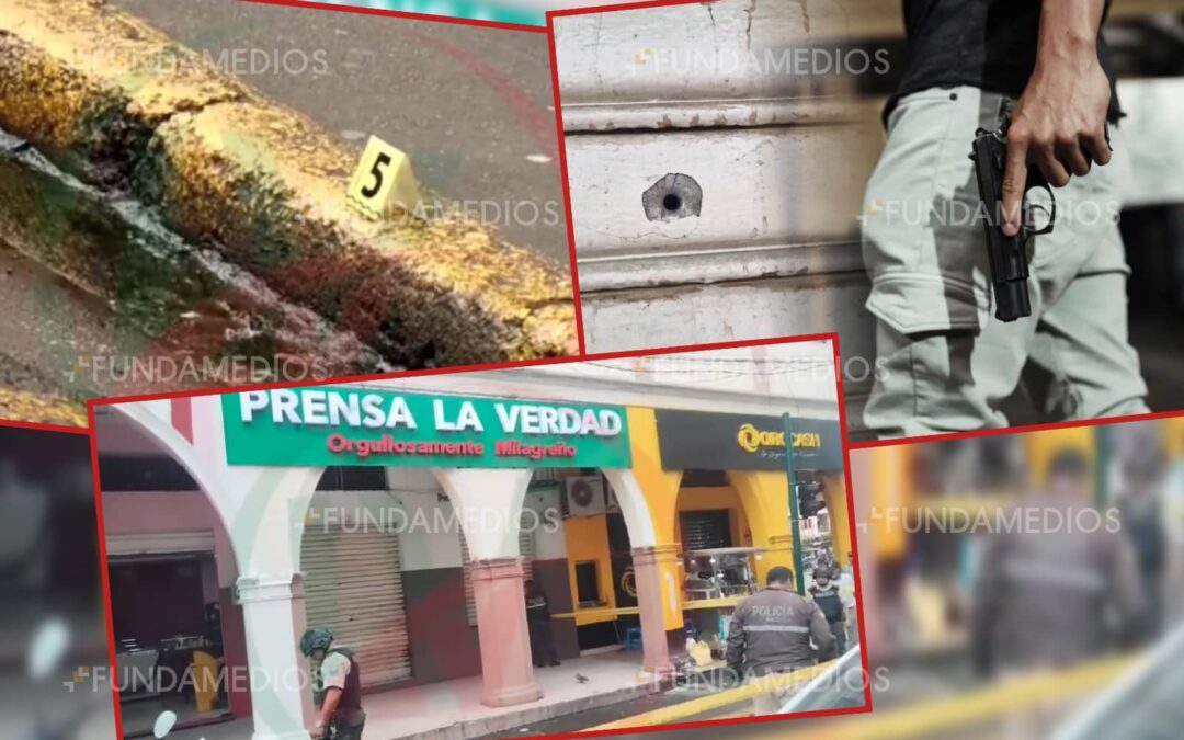 Balean las instalaciones de diario Prensa La Verdad, en Milagro