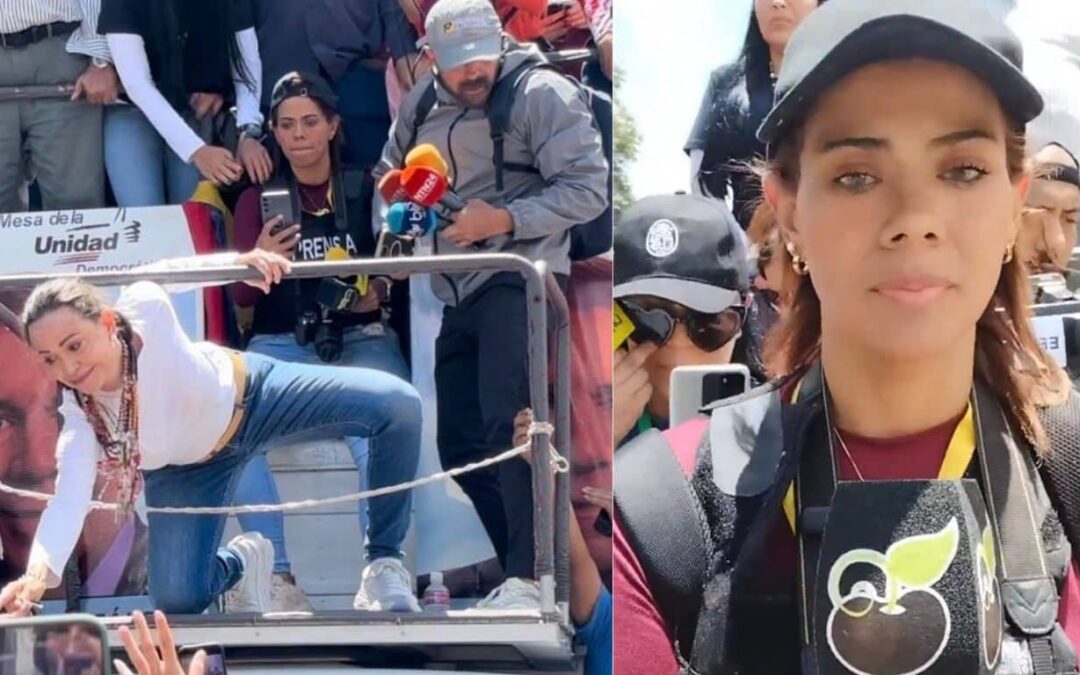 Periodista venezolana fue detenida por el régimen de Maduro mientras intentaba cubrir una protesta liderada por la oposición