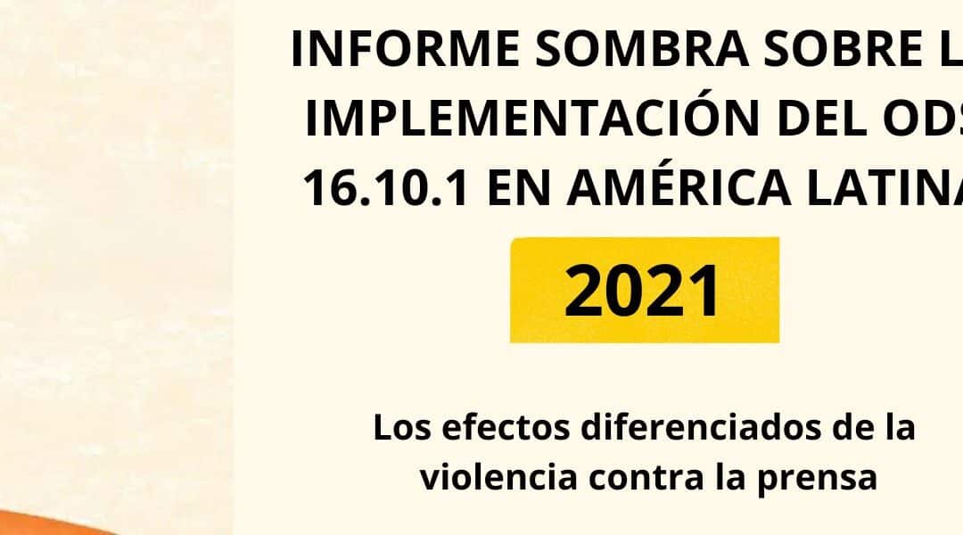 Voces del Sur presenta el Informe Sombra 2021