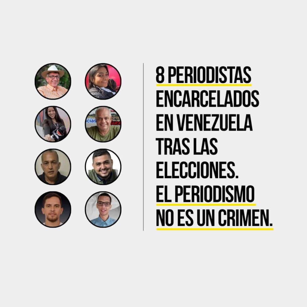 Por la liberación inmediata de periodistas y comunicadores encarcelados ...