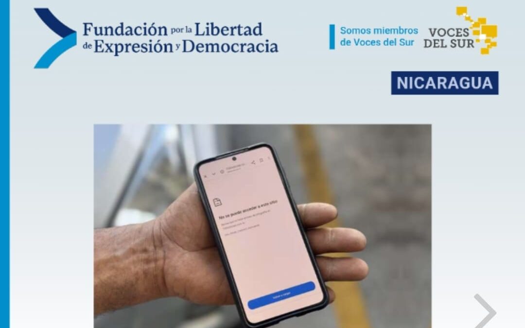 Informe FLED: censura, exilio y condiciones adversas para periodistas y medios nicaragüenses
