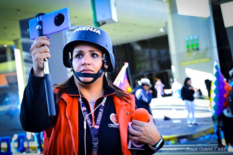 Una periodista de Tv denuncia que el derecho a la protesta se ha deformado