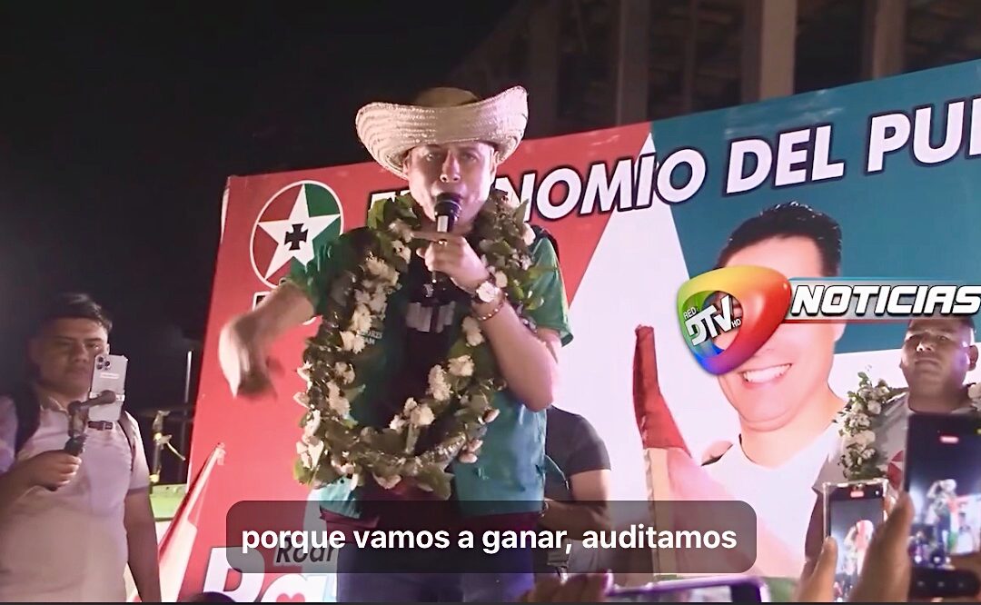 Acompañantes de candidato Edman Lara agredieron a periodistas en Santa Cruz