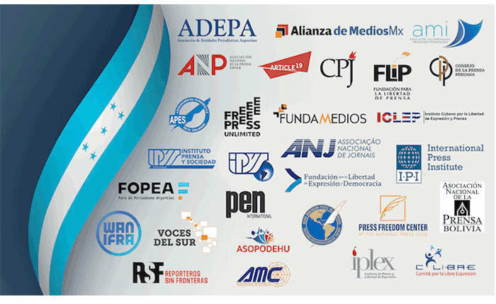 Grave preocupación internacional por el clima de hostigamiento contra la prensa en Honduras
