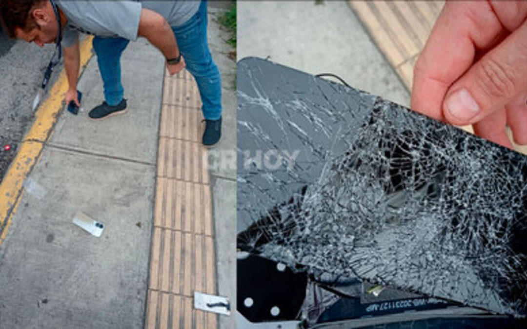 Costa Rica|Policía agrede a equipo de CR Hoy que cubría allanamiento en Hatillo