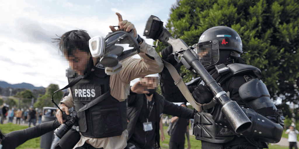 Sentencia histórica reconoce la responsabilidad del antiguo ESMAD en agresión contra periodista durante el Paro Nacional de 2021