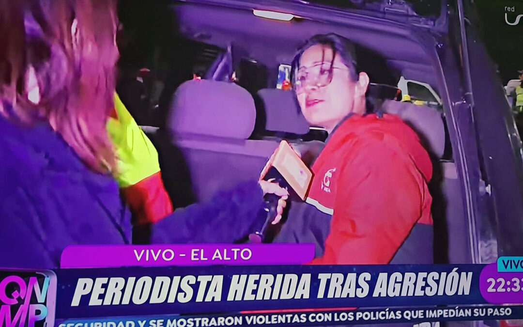 Bolivia | Reporteros golpeados y un vehículo de Tv atacado con piedras durante cobertura de accidente aéreo