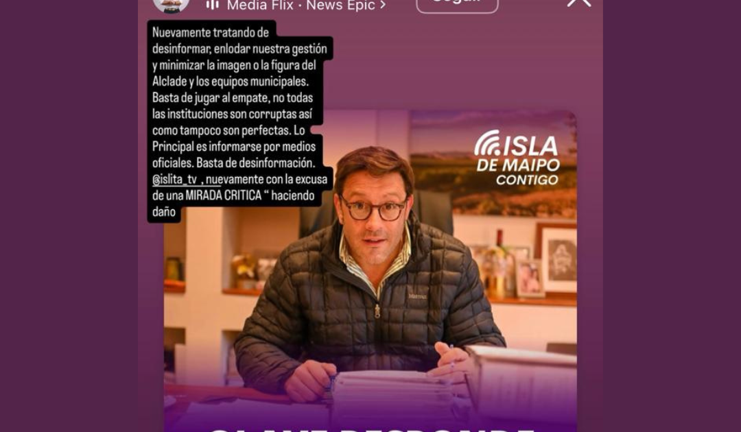 Chile | Denuncian represalias del Alcalde de Isla de Maipo contra medio local crítico con su gestión