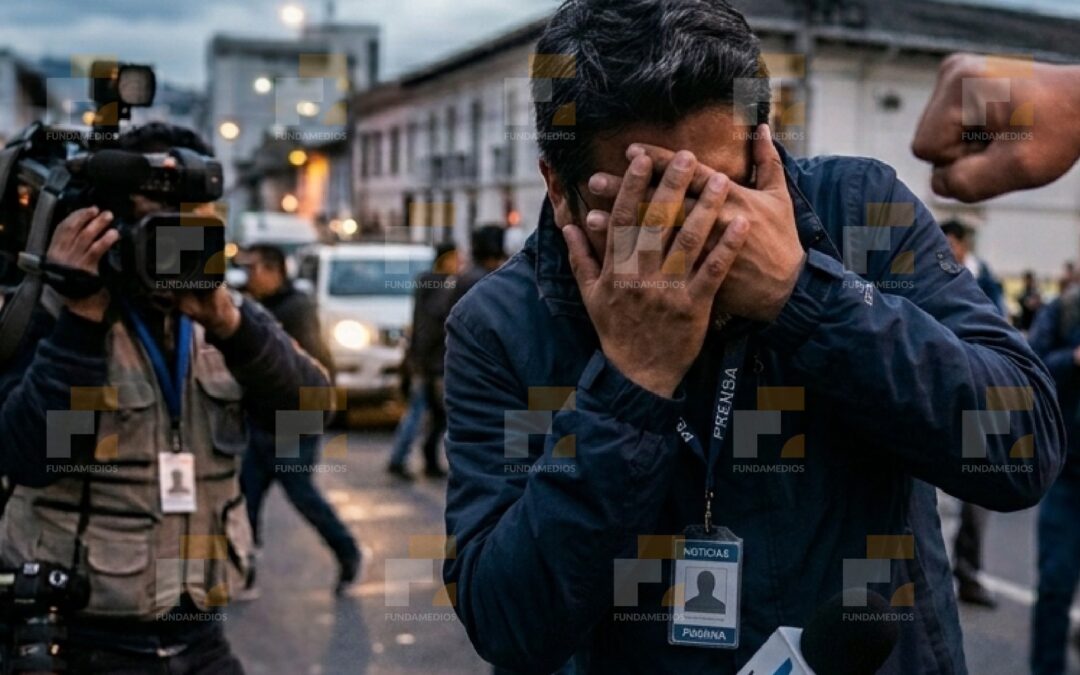Ecuador | Periodistas fueron atacados a golpes durante una cobertura en Riobamba