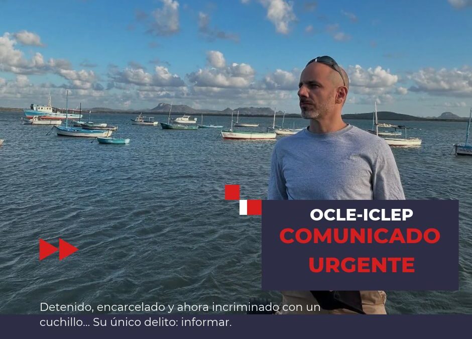 OCLE denuncia montaje carcelario contra Henry Constantín: le «siembran» un cuchillo para fabricarle un nuevo delito