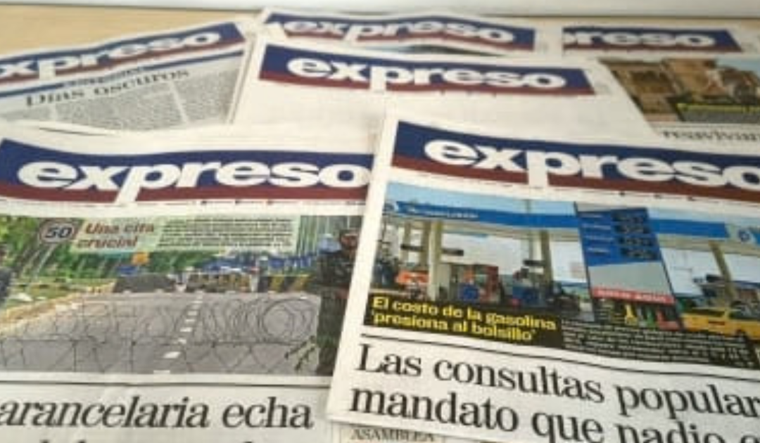 Ecuador | Diario Expreso dejará de imprimirse en medio de la asfixia estatal